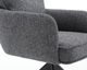 SalesFever »Linus« Armlehnstuhl mit Drehfunktion anthrazit