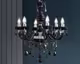 SalesFever »Luxe« Kronleuchter 6-flammig schwarz