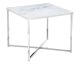 SalesFever »Marmara« Beistelltisch Marmor-Optik weiß/chrom