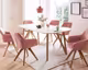 SalesFever »Mercur« Armlehnstuhl rose