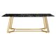 SalesFever »Nelio« Couchtisch schwarz/gold