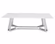 SalesFever »Nelio« Couchtisch weiß/silber