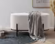 SalesFever »Ottie« Sitzpouf Bouclé