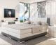 SalesFever »Seattle« Boxspringbett weiß/grau