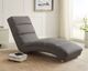 SalesFever »Sento« Chaiselongue Strukturstoff grau