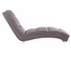 SalesFever »Sento« Chaiselongue Strukturstoff grau