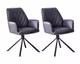 SalesFever »Sheffield« Drehstuhl 2er-Set grau