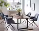 SalesFever »Sheffield« Drehstuhl 2er-Set grau