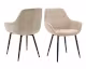 SalesFever »Steve« Armlehnstuhl 2er-Set beige