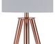 SalesFever »Tripod« Stehleuchte kupfer/weiß