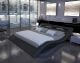 SalesFever »Wave« Polsterbett schwarz mit LED