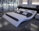 SalesFever »Wave« Polsterbett weiß mit LED