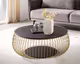 SalesFever »Yuna« Couchtisch schwarz/gold
