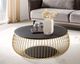 SalesFever »Yuna« Couchtisch schwarz/gold