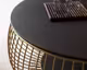 SalesFever »Yuna« Couchtisch schwarz/gold