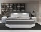 Salesfever »Barcelona« Boxspringbett weiß/grau