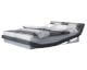Salesfever »Bronx« Boxspringbett weiß/grau