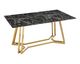 Salesfever »Nobile« Esstisch schwarz/gold
