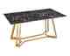 Salesfever »Nobile« Esstisch schwarz/gold