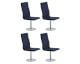 Salesfever »Velvet« Drehstuhl 4er-Set