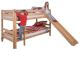 Schwarzwald Massivholz »Liam« Etagenbett Buche inkl. Rutsche Artikelbild 1
