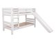 Schwarzwald Massivholz »Liam« Etagenbett weiss inkl. Rutsche