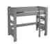 Steens For Kids 613/614 Hochbett Massiv 72 grau