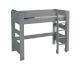 Steens For Kids 613/614 Hochbett Massiv 72 grau