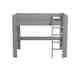 Steens For Kids 613/614 Hochbett Massiv 72 grau