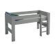 Steens For Kids 613/614 Hochbett Massiv 72 grau