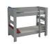 Steens For Kids 615 Etagenbett Massiv72 grau