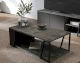 TemaHome »Albi« Couchtisch Schwarz mit Concrete