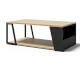 TemaHome »Albi« Couchtisch Schwarz mit Eiche