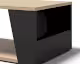 TemaHome »Albi« Couchtisch Schwarz mit Eiche