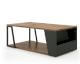 TemaHome »Albi« Couchtisch Schwarz mit Walnuss