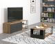 TemaHome »Albi« Couchtisch Schwarz mit Walnuss