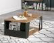 TemaHome »Albi« Couchtisch Schwarz mit Walnuss