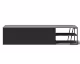 TemaHome »Albi« Lowboard Schwarz mit Concrete