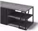 TemaHome »Albi« Lowboard Schwarz mit Concrete