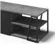 TemaHome »Albi« Lowboard Schwarz mit Concrete