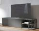 TemaHome »Albi« Lowboard Schwarz mit Concrete