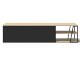 TemaHome »Albi« Lowboard Schwarz mit Eiche