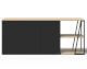 TemaHome »Albi« Sideboard Schwarz mit Eiche