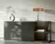TemaHome »Albi« Sideboard Schwarz mit Eiche