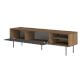 TemaHome »Ampere« TV-Schrank Schwarz mit Walnuss