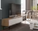TemaHome »Ampere« TV-Schrank Weiß mit Eiche