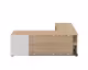 TemaHome »Angle« TV-Schrank 130 Schwarz mit Eiche