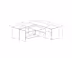 TemaHome »Angle« TV-Schrank 130 Schwarz mit Eiche