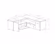 TemaHome »Angle« TV-Schrank 130 Weiß mit Concrete