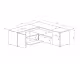 TemaHome »Angle« TV-Schrank 130 Weiß mit Eiche